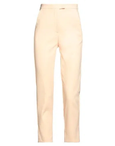 Patrizia Pepe Woman Pants Apricot Size 2 Polyester, Elastane In Neutral