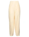 Patrizia Pepe Woman Pants Apricot Size 6 Polyamide, Cotton In Orange