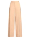 Patrizia Pepe Woman Pants Apricot Size 6 Polyester, Elastane In Pink