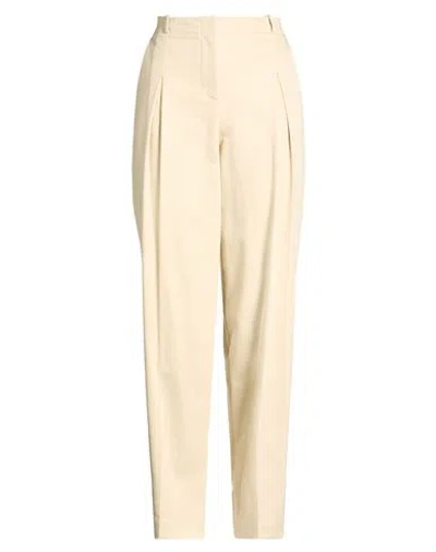 Patrizia Pepe Woman Pants Beige Size 6 Cotton, Elastane In Brown