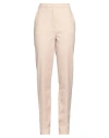 Patrizia Pepe Woman Pants Beige Size 6 Recycled Polyester, Viscose, Elastane In Beige