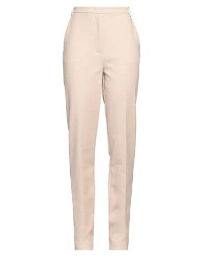 Patrizia Pepe Woman Pants Beige Size 6 Recycled Polyester, Viscose, Elastane
