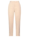 Patrizia Pepe Woman Pants Beige Size 8 Polyester, Elastane