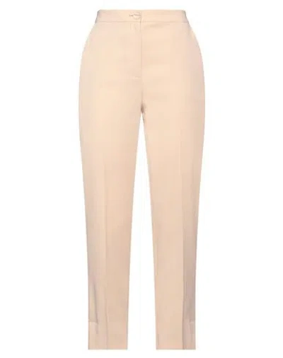 Patrizia Pepe Woman Pants Beige Size 8 Polyester, Elastane