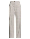Patrizia Pepe Woman Pants Beige Size 8 Polyester, Viscose, Elastane In Nude