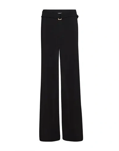 Patrizia Pepe Woman Pants Black Size 10 Polyester, Elastane