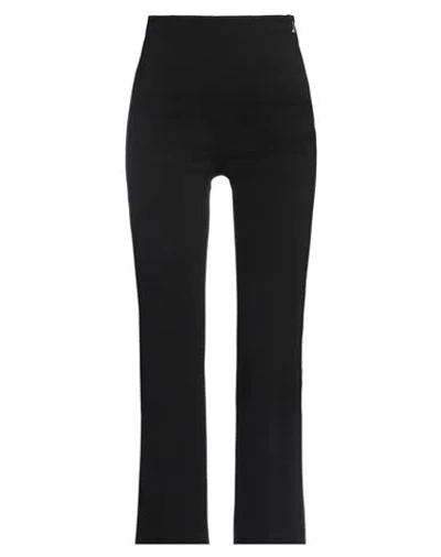 Patrizia Pepe Woman Pants Black Size 12 Viscose, Polyamide, Elastane