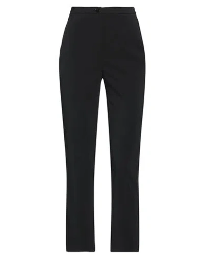 Patrizia Pepe Woman Pants Black Size 2 Polyester, Elastane In Black