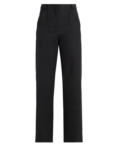 Patrizia Pepe Woman Pants Black Size 2 Polyester, Virgin Wool, Elastane