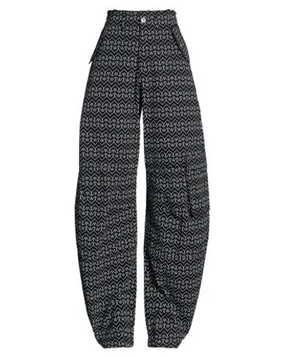 Patrizia Pepe Woman Pants Black Size 4 Cotton