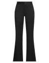 Patrizia Pepe Woman Pants Black Size 4 Polyester, Elastane