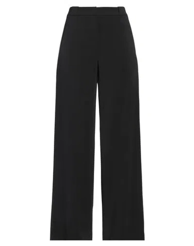 Patrizia Pepe Woman Pants Black Size 4 Polyester, Elastane In Black