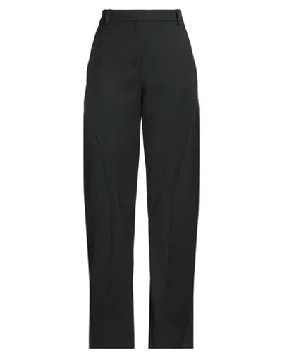 Patrizia Pepe Woman Pants Black Size 6 Polyester, Wool, Elastane