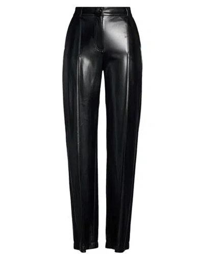 Patrizia Pepe Woman Pants Black Size 6 Polyurethane