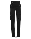 Patrizia Pepe Woman Pants Black Size 8 Cotton, Elastane In Black