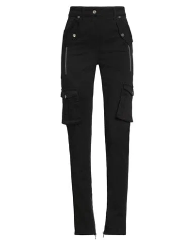 Patrizia Pepe Woman Pants Black Size 8 Cotton, Elastane