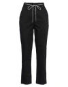 Patrizia Pepe Woman Pants Black Size 8 Cotton, Polyamide, Elastane