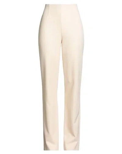 Patrizia Pepe Woman Pants Blush Size 8 Polyester, Elastane In White