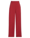 Patrizia Pepe Woman Pants Brick Red Size 8 Polyester, Elastane