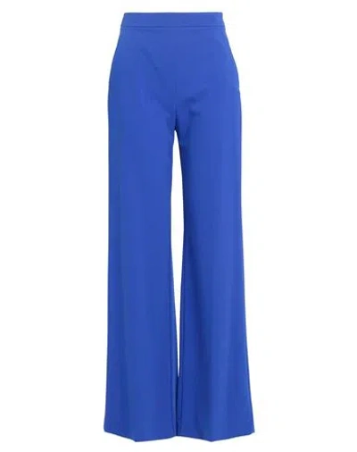Patrizia Pepe Woman Pants Bright Blue Size 10 Polyester, Elastane