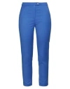 Patrizia Pepe Woman Pants Bright Blue Size 4 Polyester, Viscose, Elastane