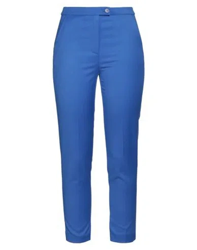 Patrizia Pepe Woman Pants Bright Blue Size 4 Polyester, Viscose, Elastane