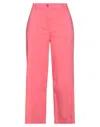 Patrizia Pepe Cropped Pants In Red