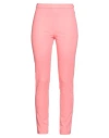 Patrizia Pepe Woman Pants Coral Size 8 Cotton, Polyamide, Elastane In Pink