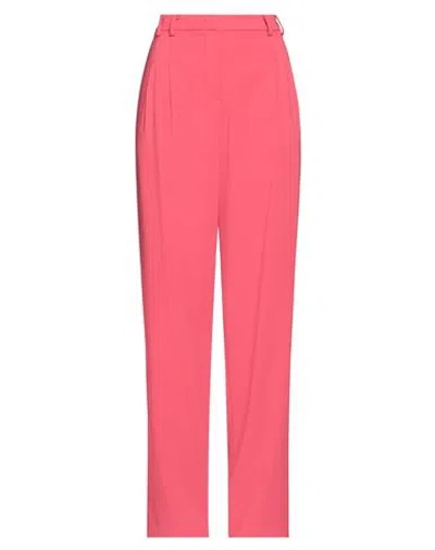 Patrizia Pepe Woman Pants Coral Size 8 Polyester, Elastane In Red