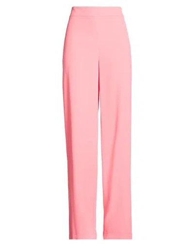 Patrizia Pepe Woman Pants Coral Size 8 Polyester In Pink
