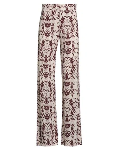 PATRIZIA PEPE PATRIZIA PEPE WOMAN PANTS CREAM SIZE 2 POLYESTER, ELASTANE