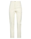Patrizia Pepe Woman Pants Cream Size 2 Polyester, Elastane In White