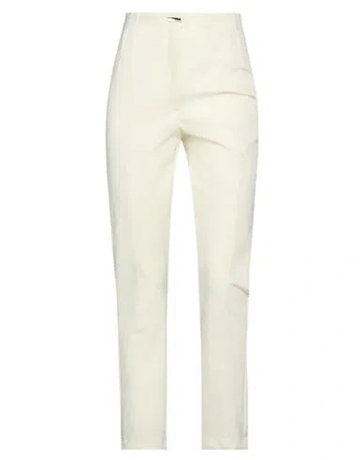 Patrizia Pepe Woman Pants Cream Size 2 Polyester, Elastane In White