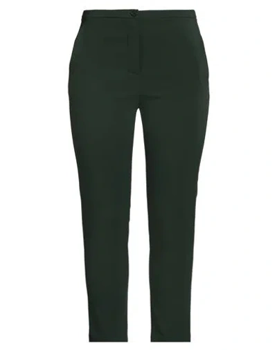 Patrizia Pepe Woman Pants Dark Green Size 10 Polyester, Elastane