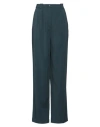 Patrizia Pepe Woman Pants Deep Teal Size 10 Polyester, Elastane In Green