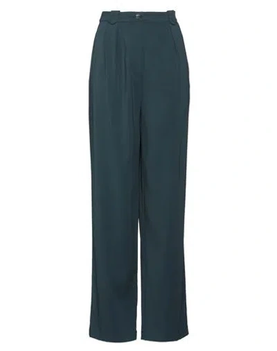 Patrizia Pepe Woman Pants Deep Teal Size 10 Polyester, Elastane In Green