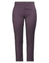 Patrizia Pepe Woman Pants Deep Purple Size 10 Polyester, Viscose, Elastane