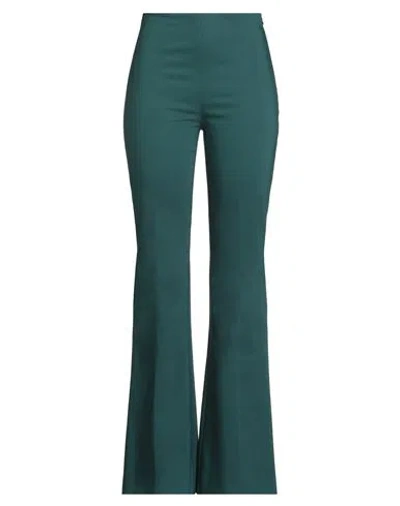 Patrizia Pepe Woman Pants Deep Teal Size 6 Cotton, Polyester, Elastane In Green