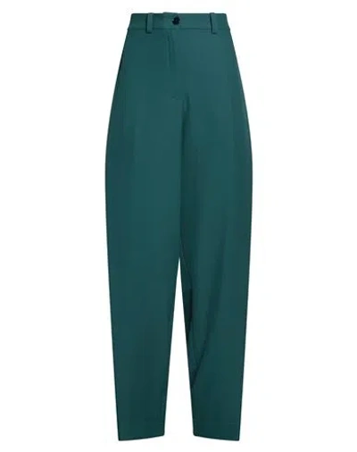 Patrizia Pepe Woman Pants Deep Teal Size 6 Polyester, Elastane In Green