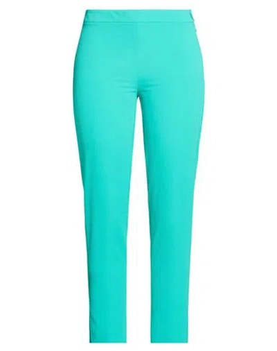 Patrizia Pepe Woman Pants Emerald Green Size 8 Recycled Polyester In Blue