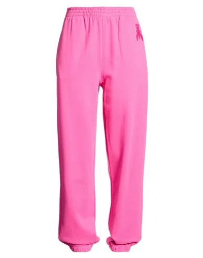 Patrizia Pepe Woman Pants Fuchsia Size 1 Cotton In Pink