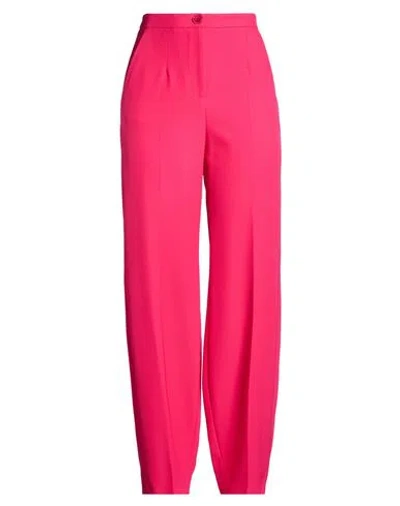Patrizia Pepe Woman Pants Fuchsia Size 10 Polyester, Elastane In Pink