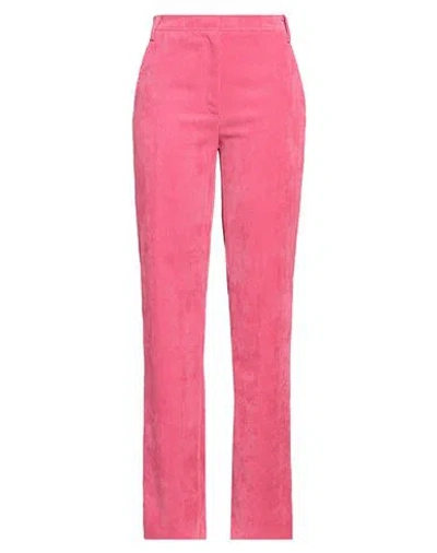 Patrizia Pepe Woman Pants Fuchsia Size 10 Polyester, Polyamide, Elastane In Pink