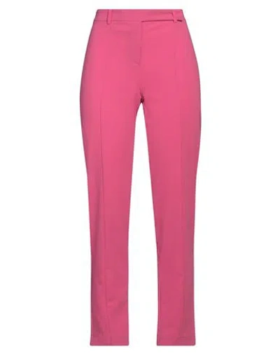 Patrizia Pepe Woman Pants Fuchsia Size 10 Polyester, Elastane In Pink
