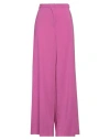 Patrizia Pepe Woman Pants Fuchsia Size 6 Polyester, Elastane In Pink