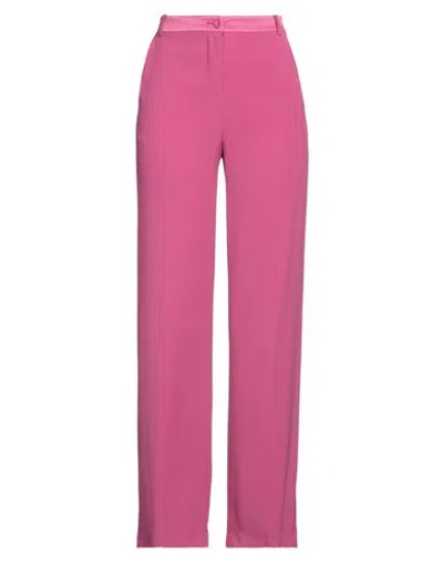 Patrizia Pepe Woman Pants Fuchsia Size 8 Viscose, Elastane In Pink