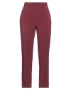Patrizia Pepe Woman Pants Garnet Size 4 Polyester, Elastane In Purple