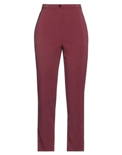 Patrizia Pepe Woman Pants Garnet Size 4 Polyester, Elastane In Purple