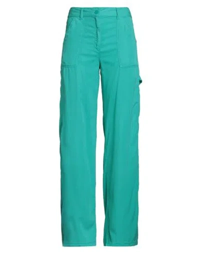Patrizia Pepe Woman Pants Green Size 6 Lyocell