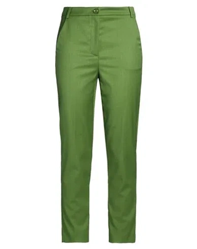 Patrizia Pepe Woman Pants Green Size 8 Polyester, Viscose, Elastane